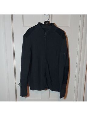 Victorinox Swiss Army Mens Mahale Full Zip Cardigan Charcoal XL